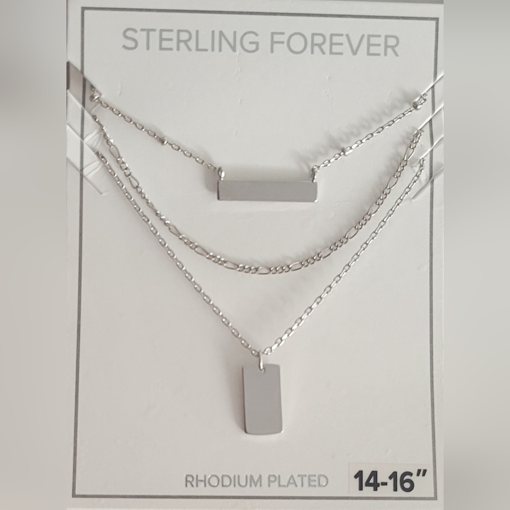 Triple Layered Bar Necklace